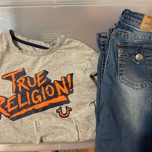 Boys True Religion & Ralph Lauren Polo Lot size 10-12